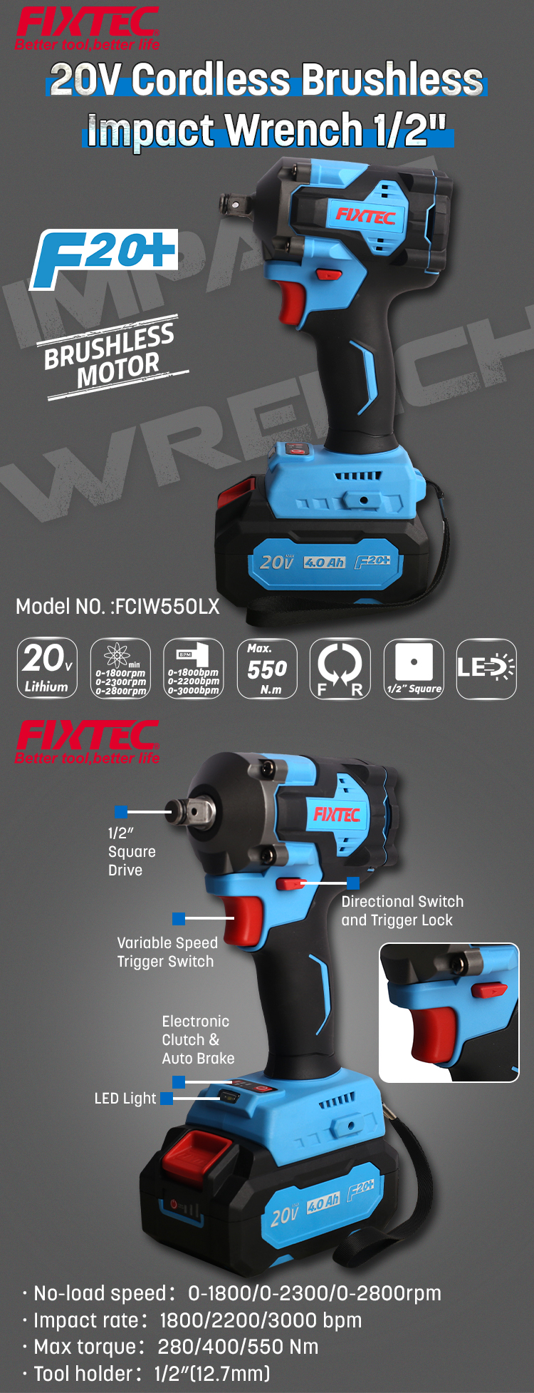 промышленный ударный ключ