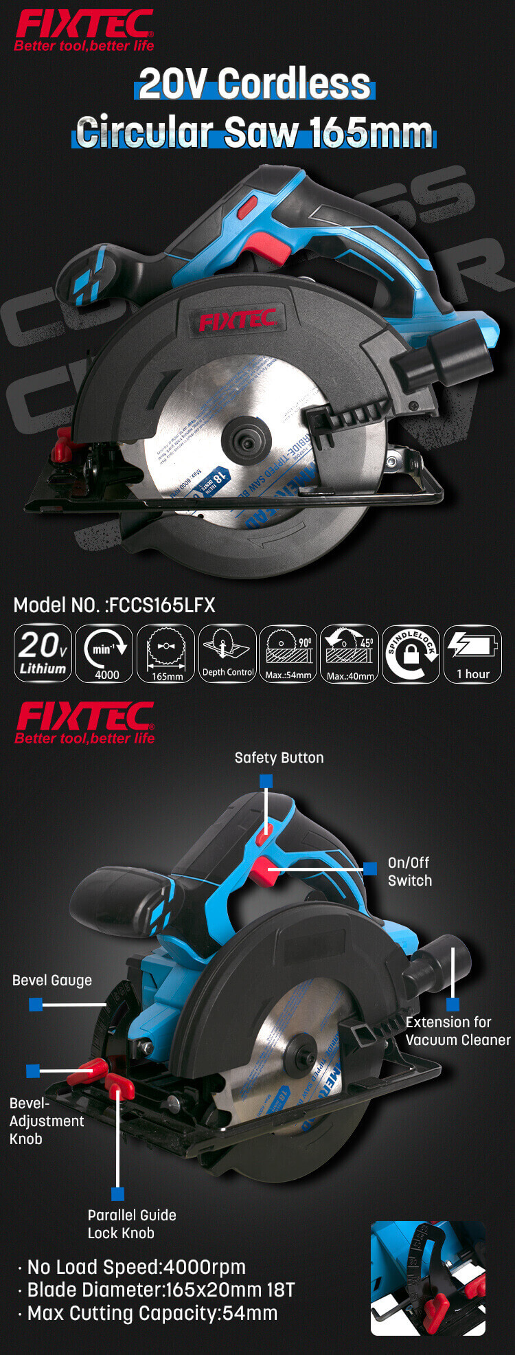 беспроводная циркулярная пила