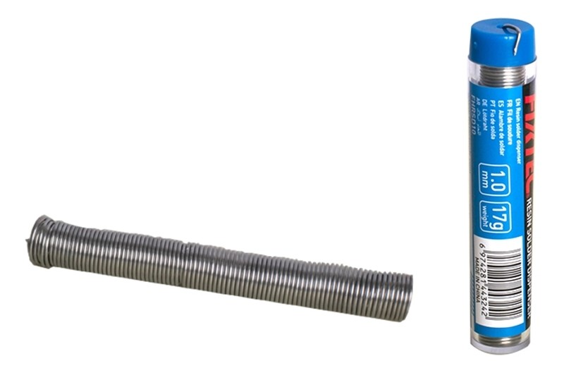 Припой с флюсовым сердечником