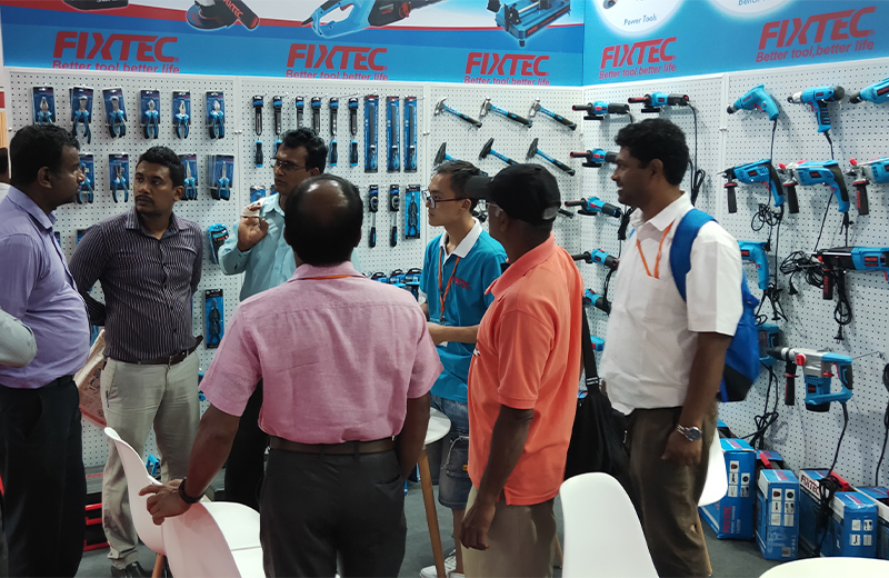 На выставке Construction Expo 2019 стенд FIXTEC очень загружен.